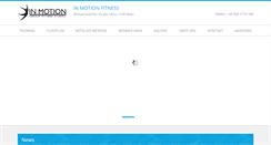 Desktop Screenshot of inmotion-fitness.at