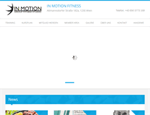 Tablet Screenshot of inmotion-fitness.at